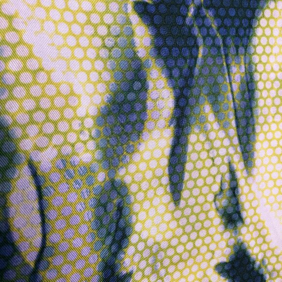 Mode of One Stylish Yellow and Green Men's Shirt, short sleeve, size M, NWT - Picture 4 of 8